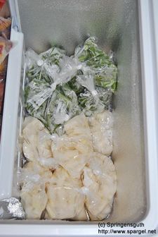 Kann ich Spargel einfrieren?