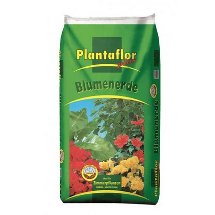 einfache Blumenerde mit einer Grundversorgung an N